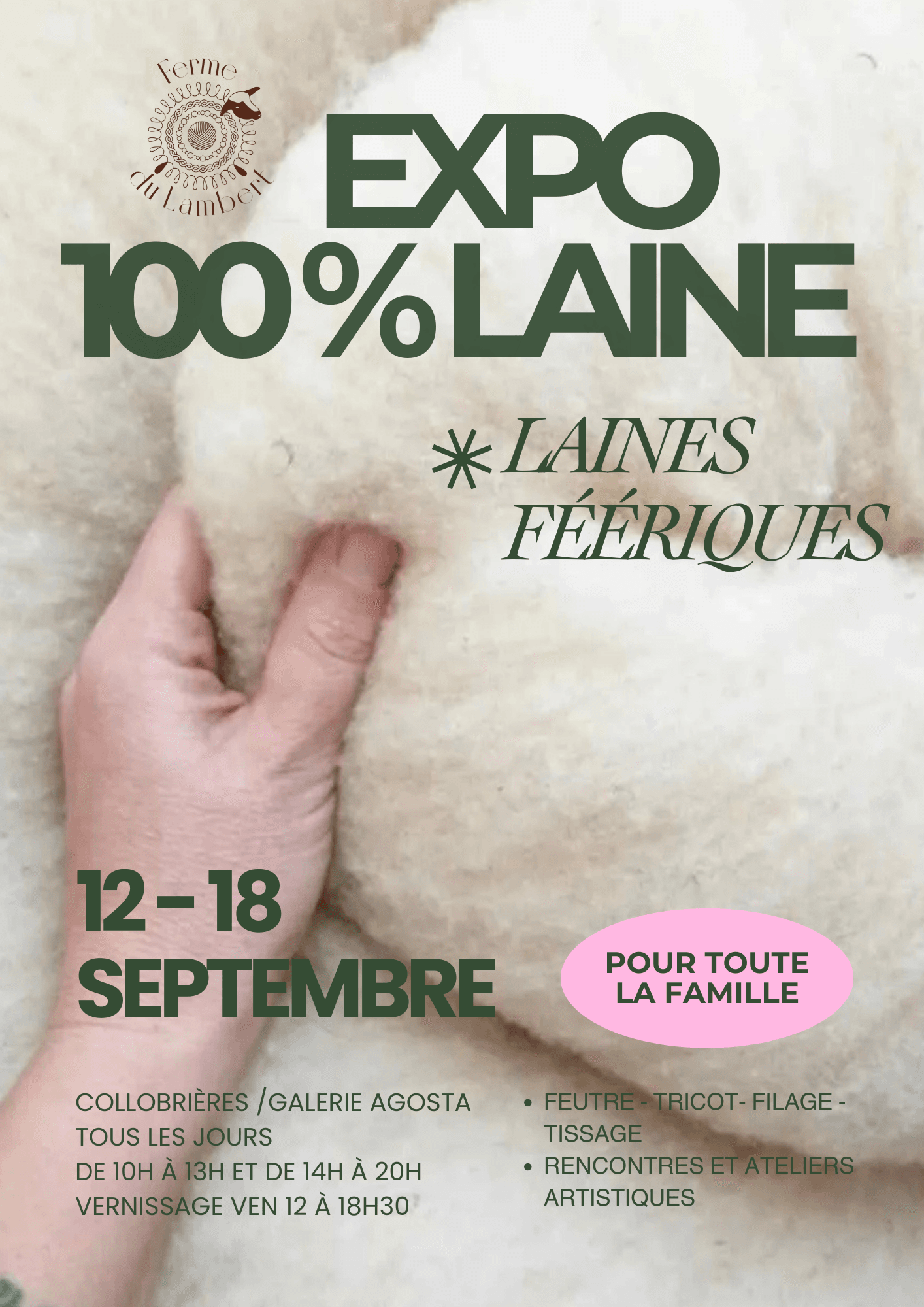 Laines féériques (1) laine brute lors du chantier de tonte