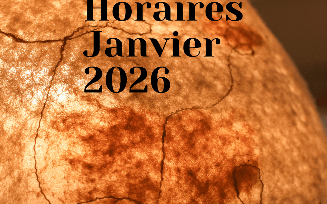 les horaires de janvier