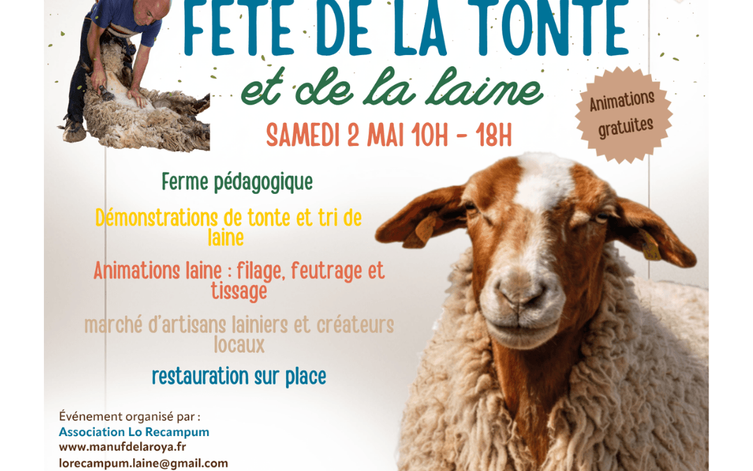 Fête de la laine et de la tonte – Samedi 2 mai – Collobrières