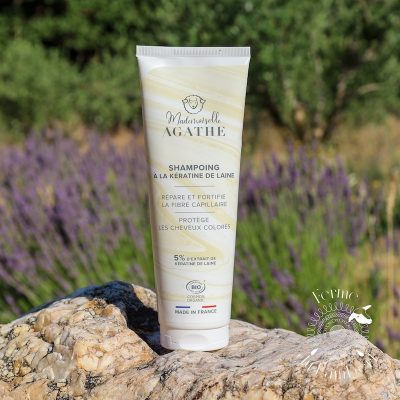 Shampoing à la kératine de laine